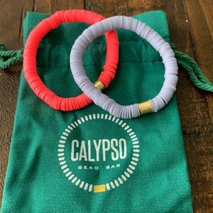 Set of 2 Calypso Bead Bar Bracelets